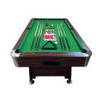 Modern Green Felt 8FT Billiard Pool Table with Automatic Ball Return and Accessories Kit