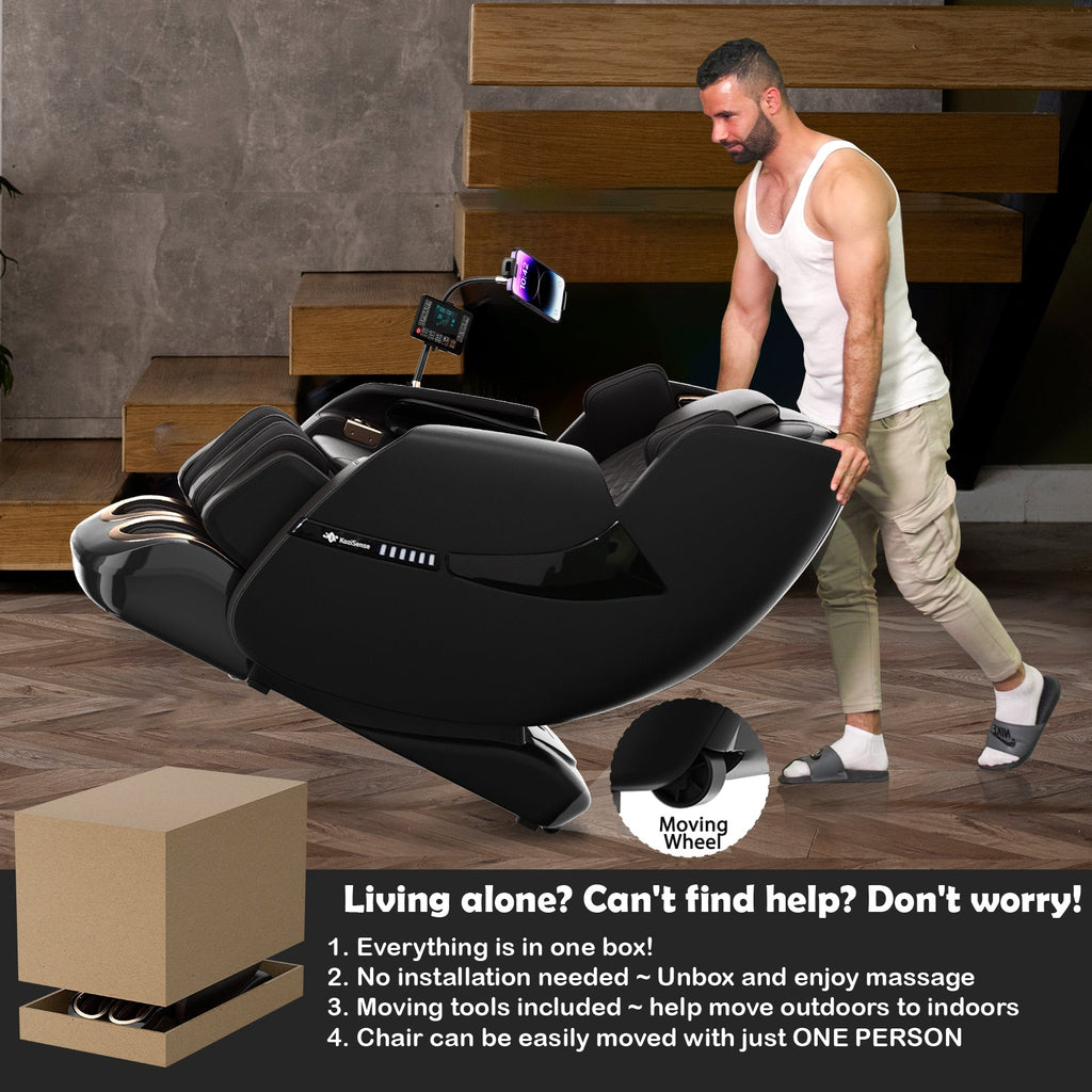 KoziSense KZ-A18 3D SL-track Massage Chair 2026 Upgraded - (Black)