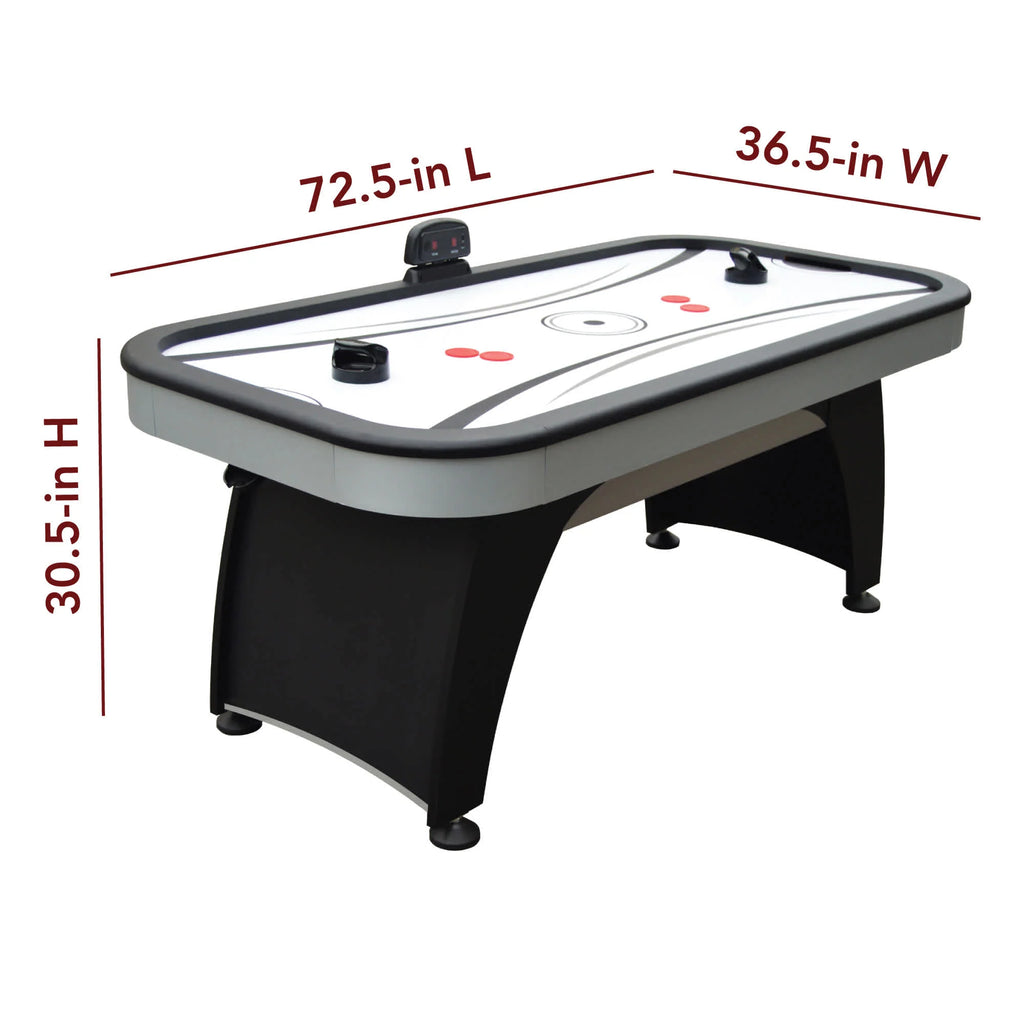 Silverstreak 72-in Air Hockey Table with LED Scoring by Hathaway