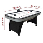 Silverstreak 72-in Air Hockey Table with LED Scoring by Hathaway