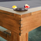 Premium Professional Presli Slate Native Acacia Solid Wood 8FT Billiard Pool Table with Custom Table Cloth