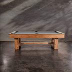 Premium Professional Presli Slate Native Acacia Solid Wood 8FT Billiard Pool Table with Custom Table Cloth