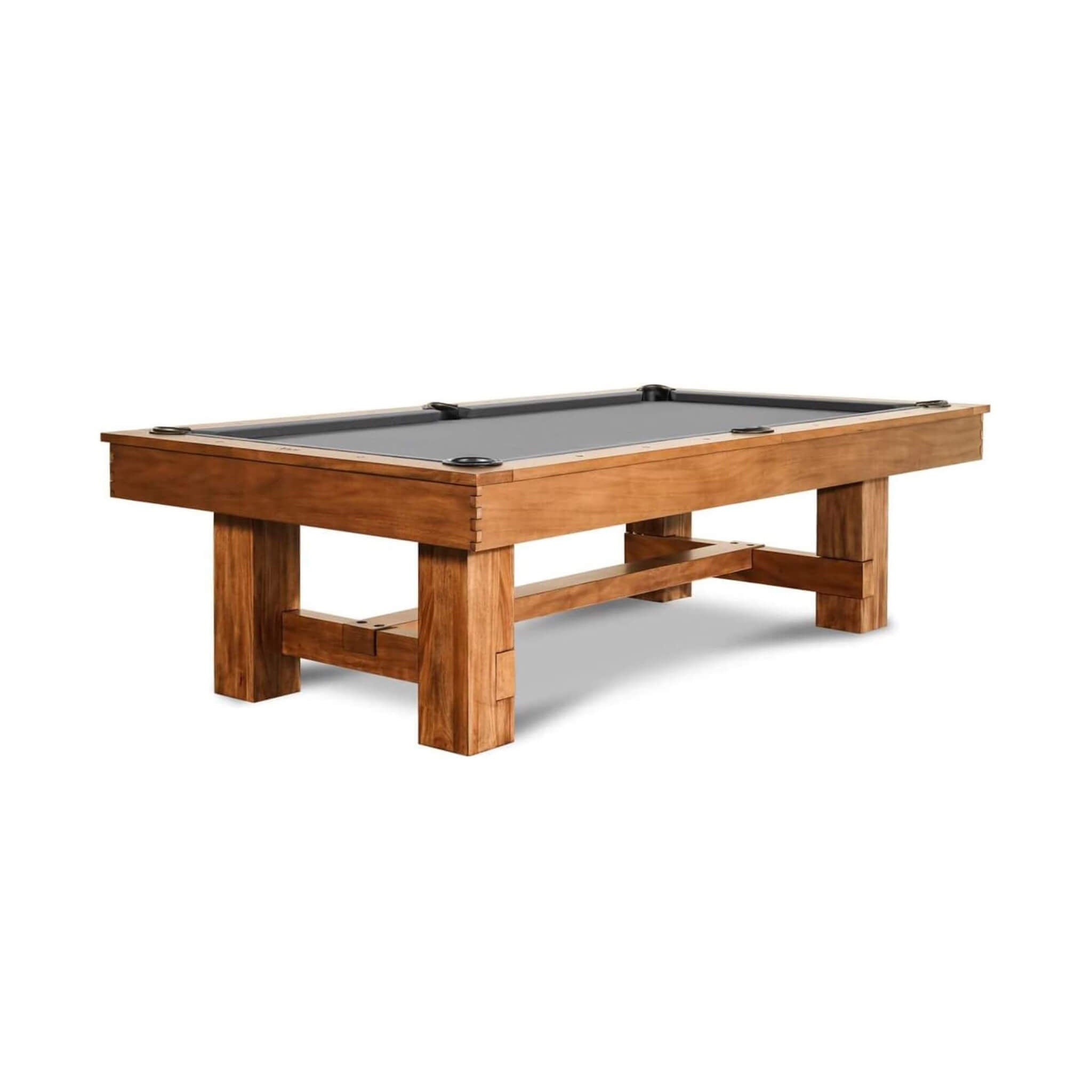 Premium Professional Presli Slate Native Acacia Solid Wood 8FT Billiard Pool Table with Custom Table Cloth