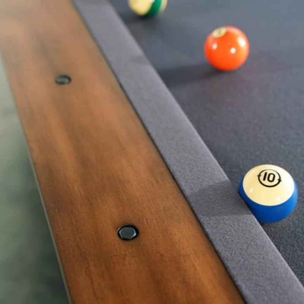 Premium Professional Presli Slate Native Acacia Solid Wood 8FT Billiard Pool Table with Custom Table Cloth