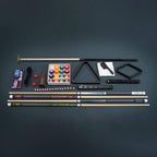 Premium Professional Regal Slate 8FT Billiard Table in Modern Graphite with Custom Cloth