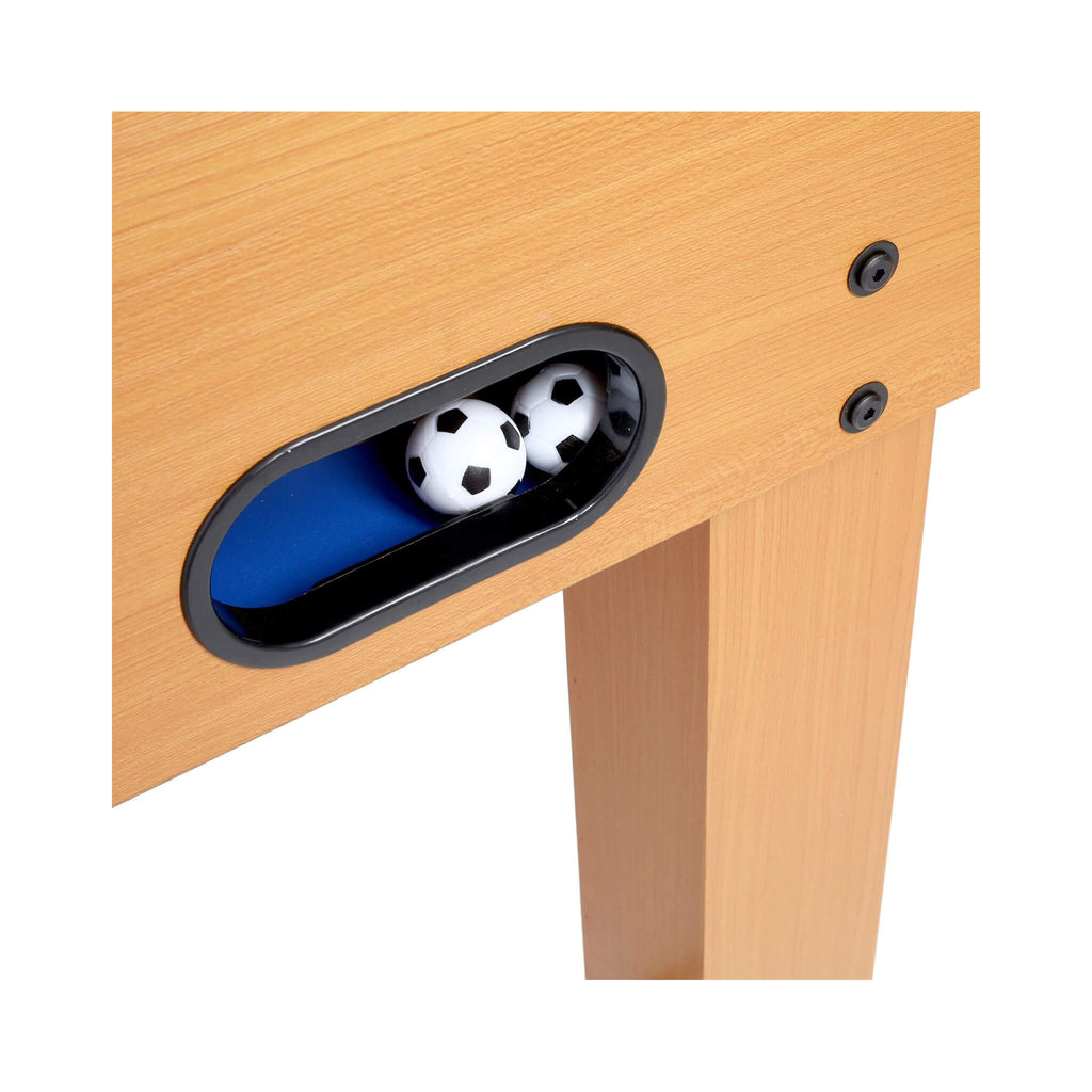 Premium 54-Inch Professional Wooden Foosball Table With Adjustable Leg Levelers