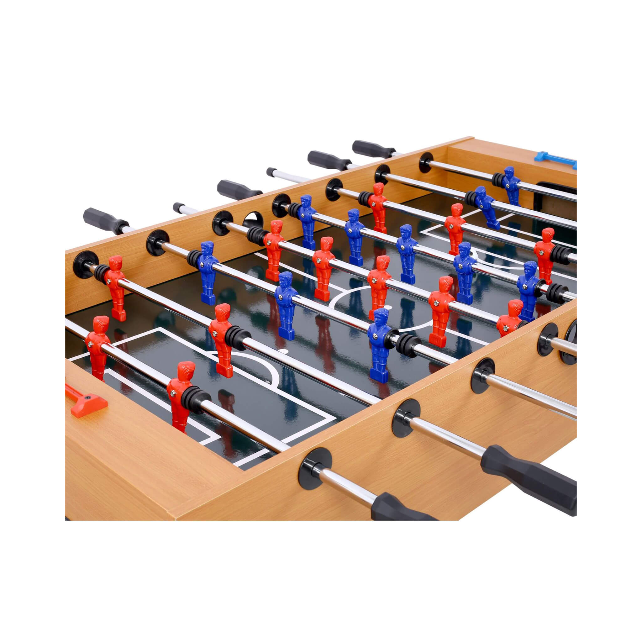 Premium 54-Inch Professional Wooden Foosball Table With Adjustable Leg Levelers