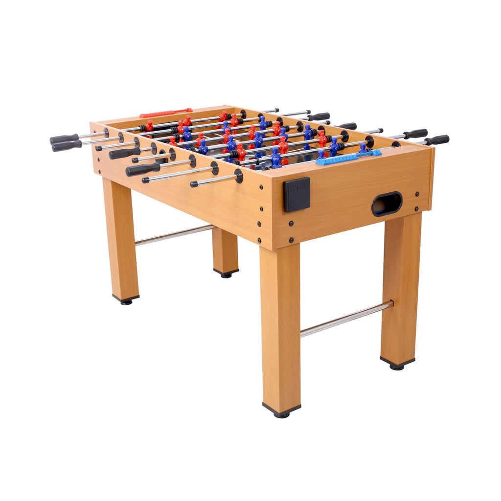 Premium 54-Inch Professional Wooden Foosball Table With Adjustable Leg Levelers