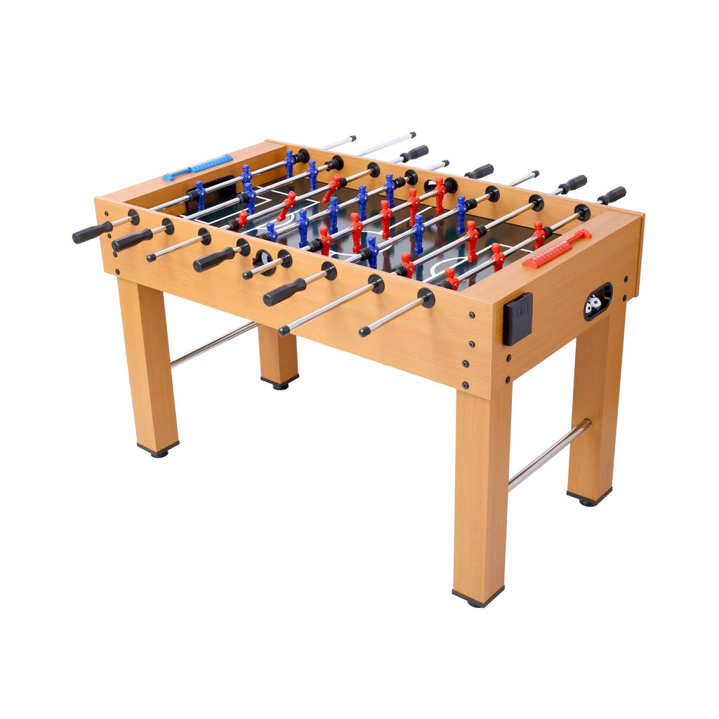 Premium 54-Inch Professional Wooden Foosball Table With Adjustable Leg Levelers