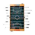 Premium 54-Inch Professional Wooden Foosball Table With Adjustable Leg Levelers