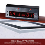 Midtown 72-in Air Hockey Table with LED Scoring - Cherry Finish by Hathaway