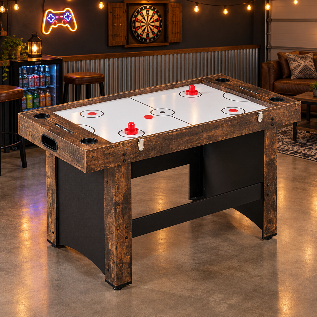 54 in 3-in-1 Multi-Game Table | Air Hockey, Foosball, Table Tennis