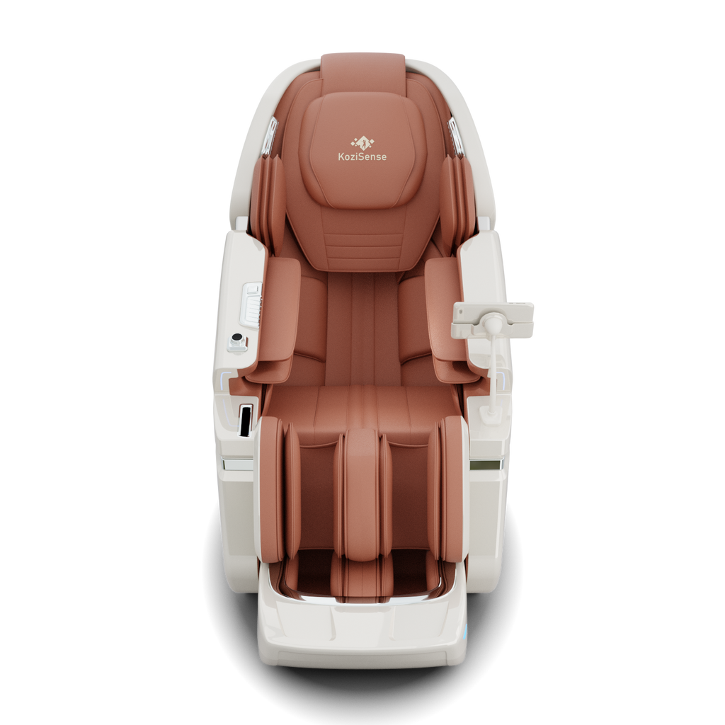 KoziSense KZ-L66 4D + 3D Dual Mechanism Luxury Massage Chair (Brown)