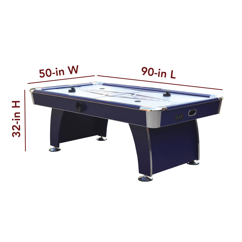 Phantom II 90-in Air Hockey Table with LED Scoring and Lights by Hathaway
