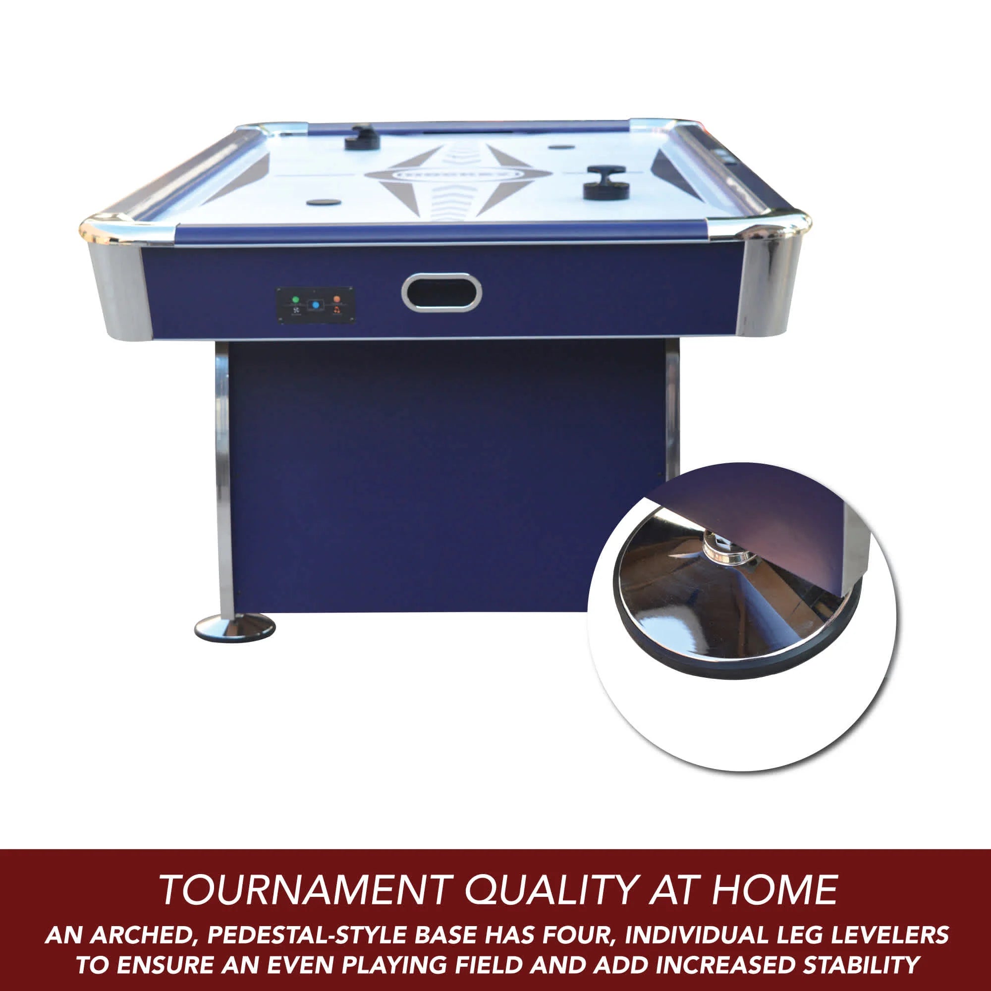 Phantom II 90-in Air Hockey Table with LED Scoring and Lights by Hathaway